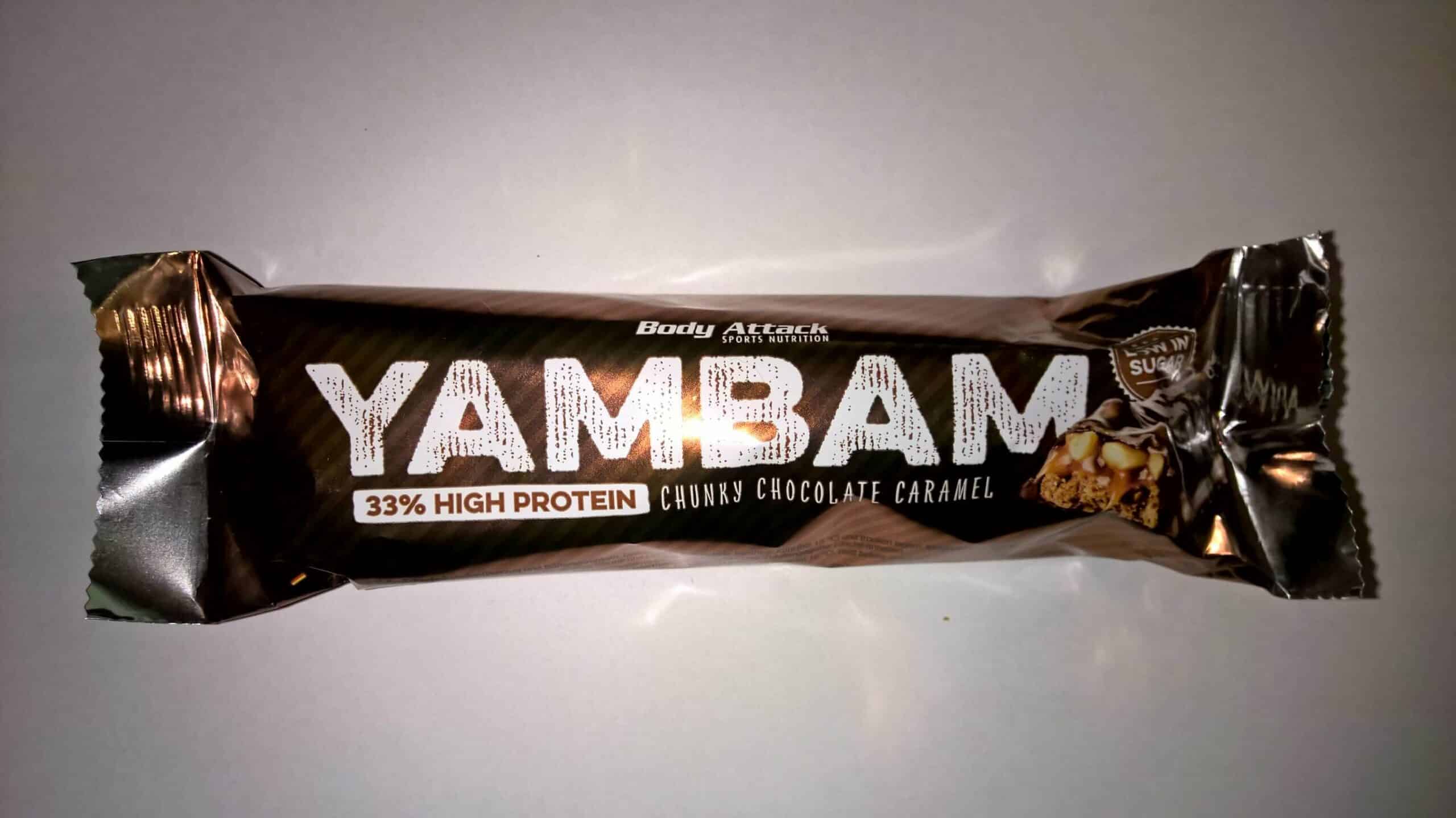 Body Attack YAMBAM Bar Chunky Chocolate Caramel