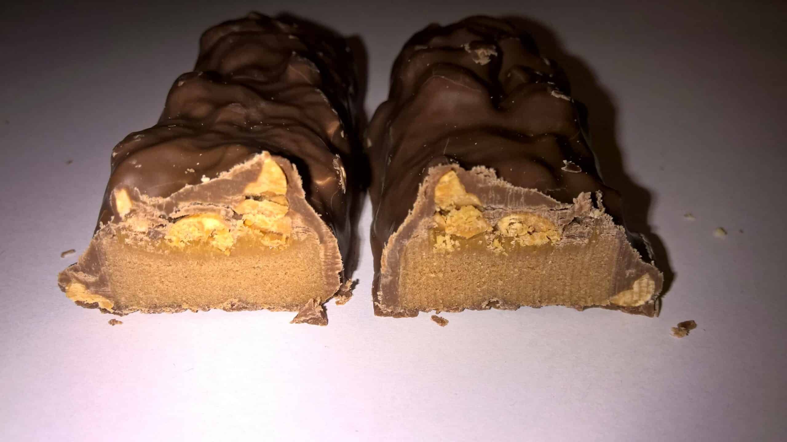 Body Attack YAMBAM Bar Chunky Chocolate Caramel zerteilt