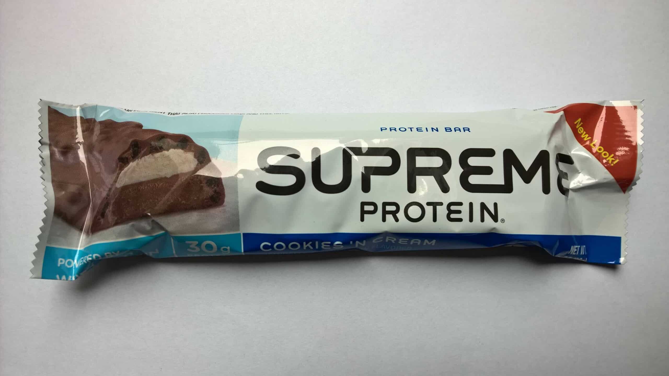 Supreme Protein Bar Cookies and Cream