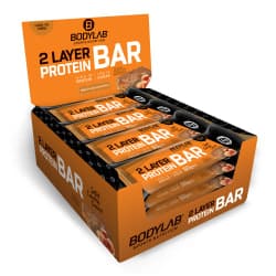 Bodylab24 Tasty Protein Bar (2 Layer) - 12x50g - Crunchy Salted Caramel & Peanut