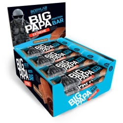 Bodylab24 BIG PAPA 50% Protein Bar - 12x100g - Chocolate Toffee Flavour