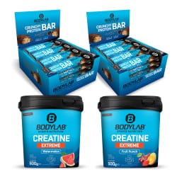 Bodylab24 Creatine plus Deal - mit 24 x Crunchy Protein Bar