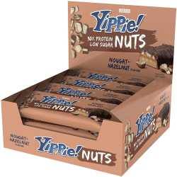 Weider YIPPIE! Nuts Bar - 12x45g - Nougat Hazelnut