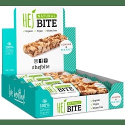 HEJ Natural HEJ Bite bio - 12x40g - Almond & Sea Salt