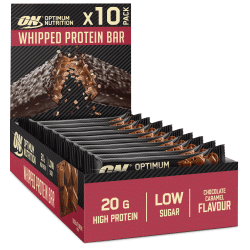 Optimum Nutrition Whipped Protein Bar - 10x60g - Chocolate Caramel