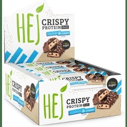 HEJ Natural HEJ Crispy Bar - 12x45g - Cookies & Cream