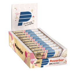 PowerBar 33% Protein Plus Bar - 10x90g - Vanilla Raspberry